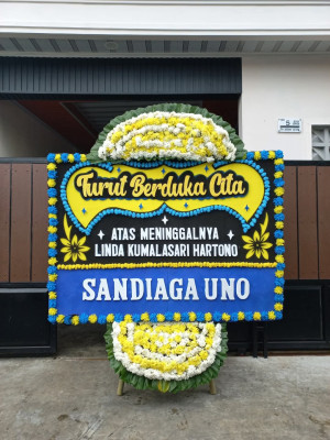 Papan Bunga Duka di Manegen